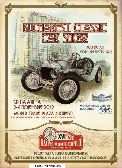 Bucharest Classic Car Show - World Trade Center Bucuresti si Clubul - Anunturi