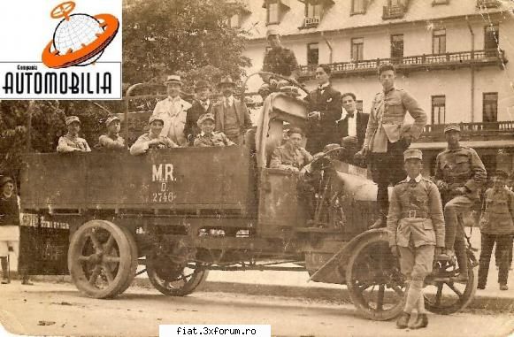 Camioane vechi din Romania - Camion folosit de armata romana in primul razboi - Classic corner