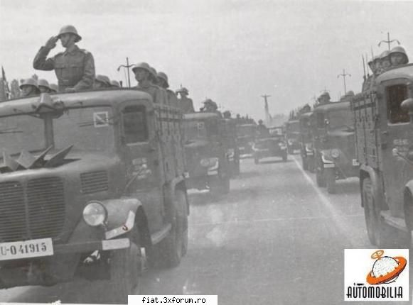 Camioane vechi din Romania - Armata romana , parada in capitala, foto arhiva - Classic corner