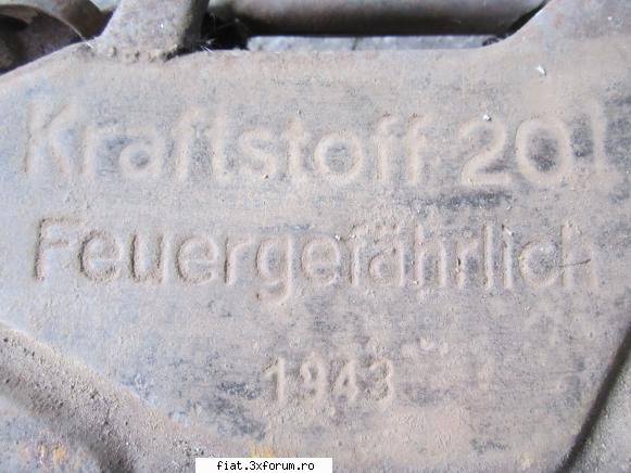 Canistra combustibil germana wehrmacht 1943 din WW2 - danny boy - Anunturi