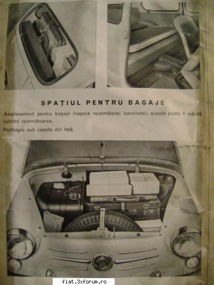 Cartea technica a masini Fiat 600 D - Bug - Classic corner
