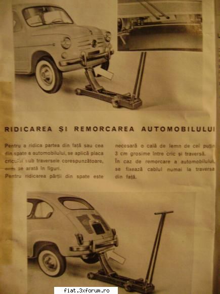 Cartea technica a masini Fiat 600 D - Bug - Classic corner
