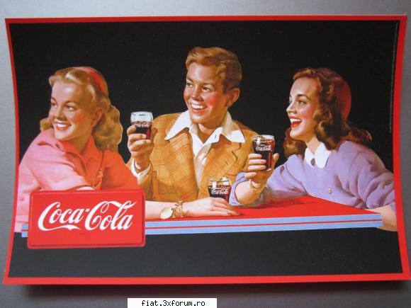 Carti postale aniversare Coca-Cola - Salut ! Vand carti postale aniversare Coca-Cola - Classic corner