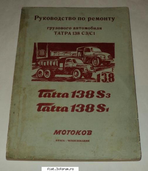 Carti si brosuri - de vanzare - Manual de reparatii Tatra - Anunturi