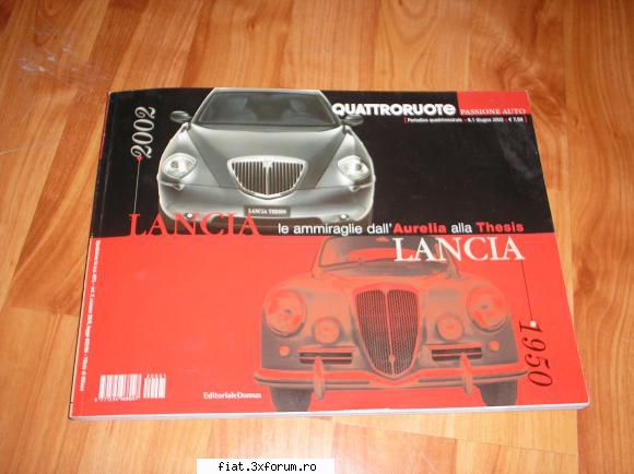 Catalog complet Lancia toate modelele de vanzare - Disponibil catalogul in 213 pagini, cu foto alb - Anunturi