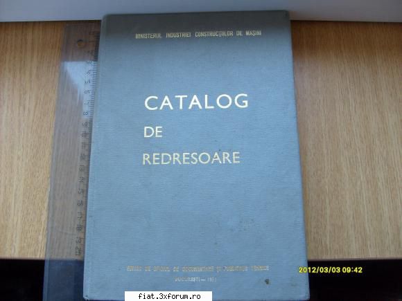 Catalog de redresoare - Vand "Catalog de redresoare" 1971, 92 pagini - Anunturi