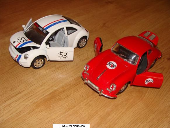 Cateva machete(la diferite scari) - Porsche 356 B(bburago italy)pret:40 lei -VW New - Anunturi