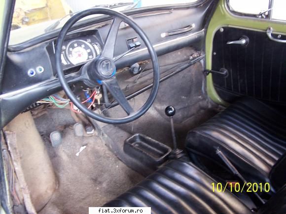 interior zastava caut dinam fiat 600d 1964