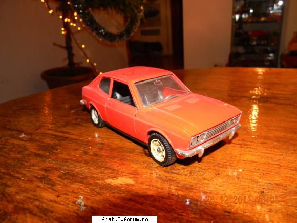 Colectia Lucas - Fiat 128 sport coupe extem de rara macheta - Classic corner