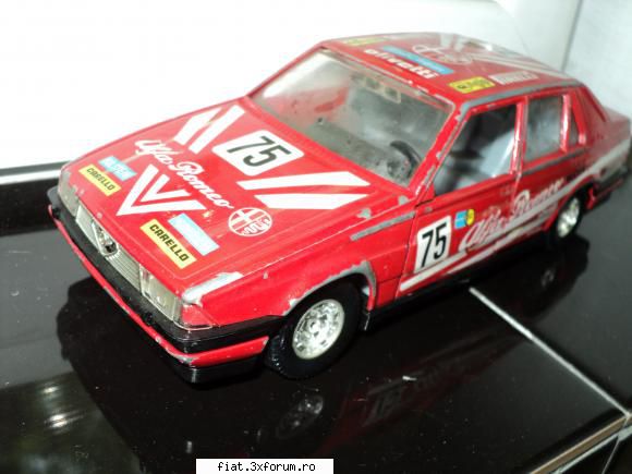 Colectia Lucas - Dar pe asta? Alfa Romeo -Bburago 1/24 rotile - Classic corner