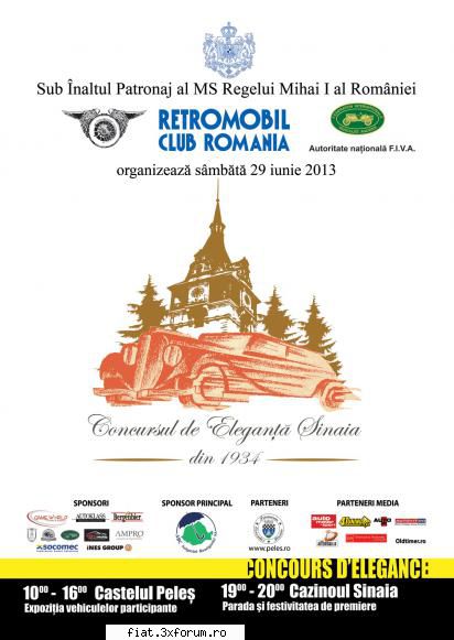 Concursul de Eleganta Sinaia - 29 iunie - AUTOMOBILIA - Classic corner