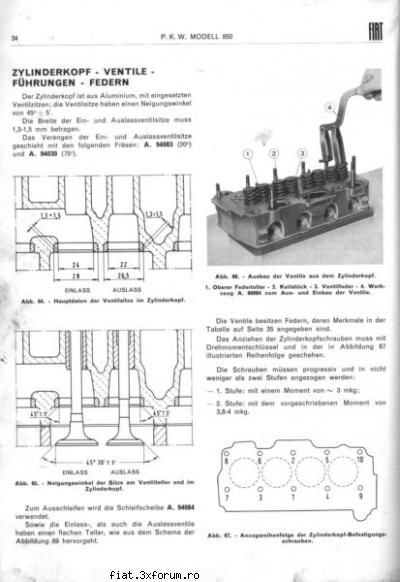 Cota de inaltime chiulasa Fiat 850 motor 100G - murphy40 - Tehnic