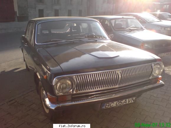salut , eu am volga aceea , :
volga gaz 24, an 1973, in stare buna dar in pregatire de vopsit ,tabla