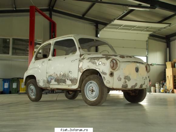 Cumpar diverse piese Fiat 600 - In sfarsit am treusit sa termin lucrarea la - Club Fiat 500 & 600