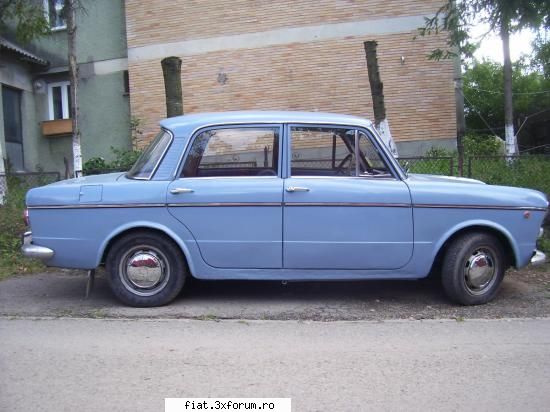 Cumpar fiat 1100 R (cu stopuri de 850) - profil; se vede ca masina e in stare f buna - Bursa