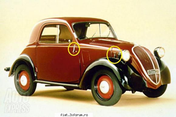 Cumpar piese Fiat Topolino - Cumpar manere exterioare usa, sistem de prindere - Bursa