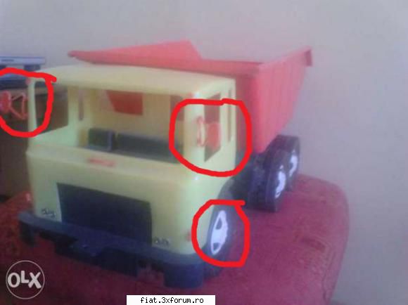 Cumpar piese pt Roman Diesel jucarie - Am nevoie de doua capace un volan si doua oglinzi - Classic corner