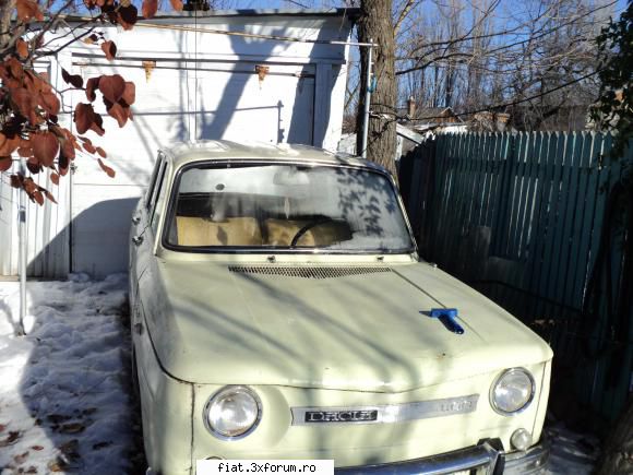 DACIA 1100, 1969, 84.000 km - poza fata stiu. farurile au un pic de rugina in - Alte marci