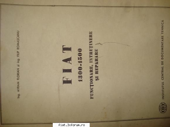 De vanzare (schimb), pentru Fiat si nu numai - Poza nr. 70 Manual in limba romana de Fiat - Bursa