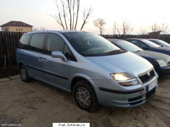 Dezmembrez Fiat Ulysse 2003 - Se dezmembreaza Fiat Ulysse din 2003 cu motor 1.8 - Bursa