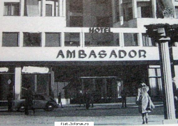 Din cutia cu amintiri partea 1-a - Steyr Baby in fata la Hotel Ambasador - Classic corner