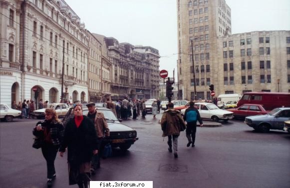 Din cutia cu amintiri partea 1-a - trafic 1990 Calea Victoriei - Classic corner