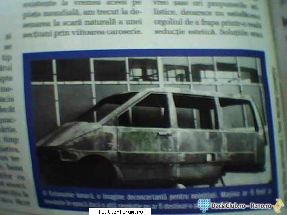 Din cutia cu amintiri partea 1-a - Un prototip Nova monovolum. Arata putin a Espace - Classic corner