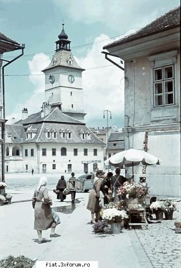 Din cutia cu amintiri partea 1-a - Brasov. In colt se vede un Steyr "Baby" - Classic corner