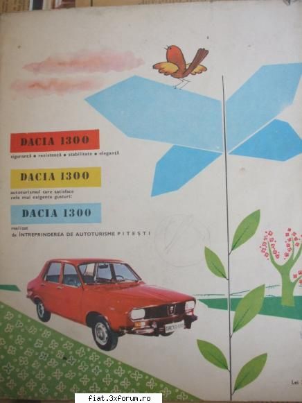 Din cutia cu amintiri partea 1-a - Reclama pentru Dacia intr-o revista veche - Classic corner