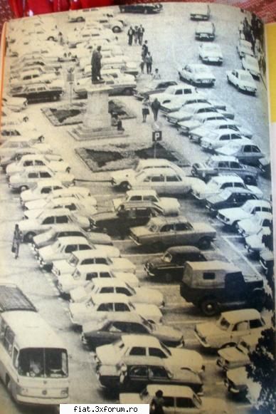 Din cutia cu amintiri partea 1-a - Parc auto, 1977. Aici se vad Dacii, si un Volvo - Classic corner
