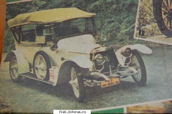 Din cutia cu amintiri partea 1-a - Panhard-Levassor 1913 in viraj. Motor 4 cilindri - Classic corner