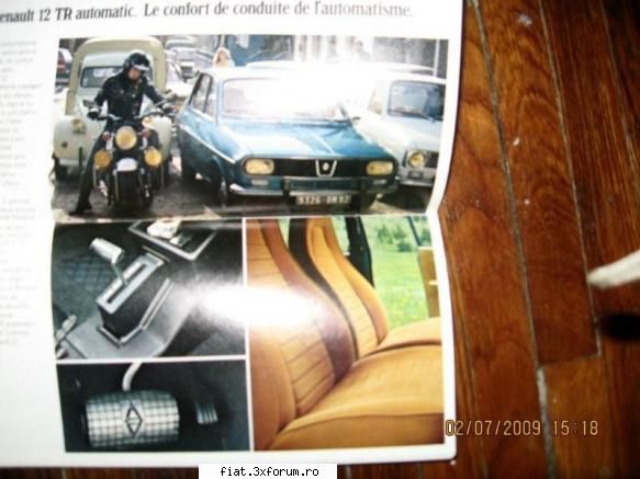 Din cutia cu brosuri - Din brosura cu gama Renault 1975, paginile care - Classic corner