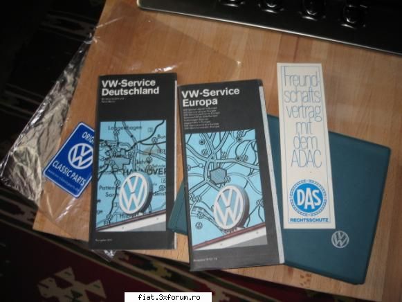 Din cutia cu brosuri - si hartile cu service-uri autorizate VW in - Classic corner
