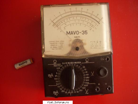 Diverse electro - Multimetru MAVO 35 made in Romania 80 lei - Anunturi