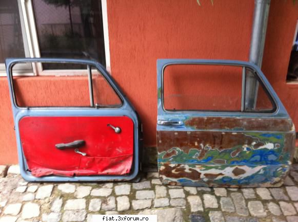 Elemente caroserie - Usi Fiat 850 stare buna 100 RON buc echipate cu - Bursa