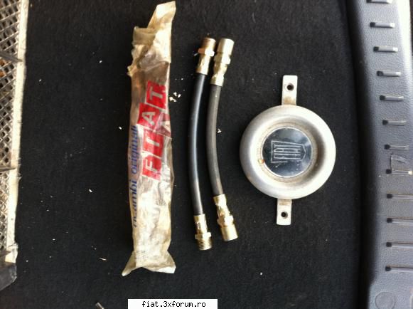 Emblema auto si conducte fr�na - Emblema fata Fiat 600 si 2 buc conducte fr�na - Club Fiat 500 & 600