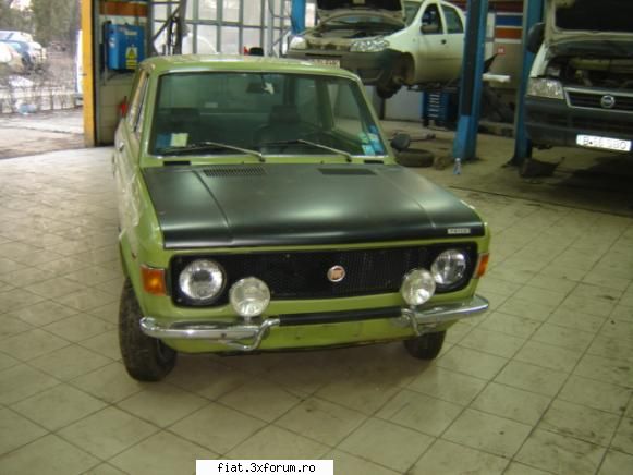 FIAT 128 RALLY-reconstruit ca masina istorica de competitie - Poze de la inceput - Masina mea...