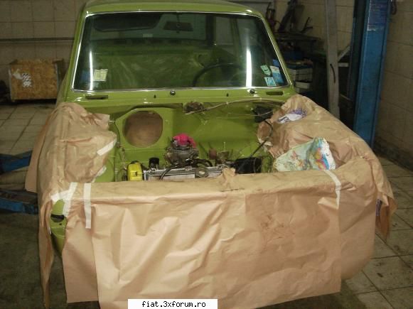 FIAT 128 RALLY-reconstruit ca masina istorica de competitie - A urmat apoi remontarea - Masina mea...