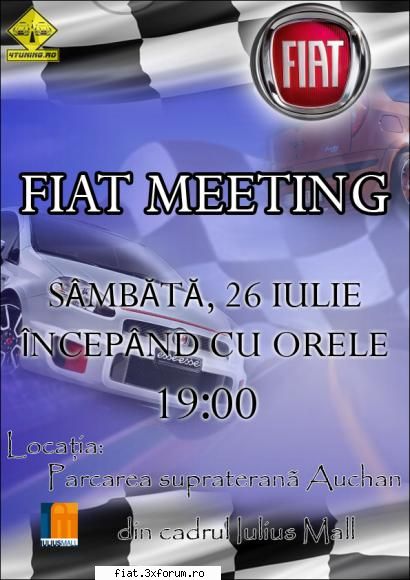 FIAT Meeting - CLUJ NAPOCA - Sambata, 26 iulie, incepand cu orele 19:00 va - Discutii libere