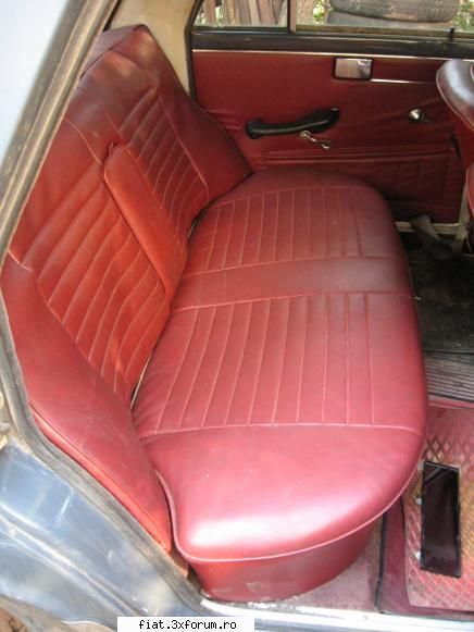 Fiat-ist din nou - bancheta din spate + spatar - Club Fiat 1300&1500