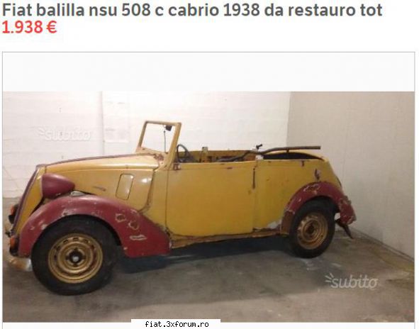 Fiat 1100 Blajel - Medias , jud Sibiu - prima oara am crezut ca masina a ajuns in italia - Classic corner