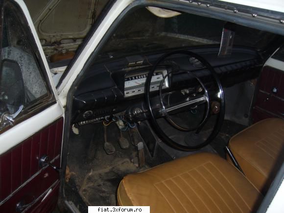 Fiat 124 - Interiorul meu a avut mult de suferit. Pe - Masina mea