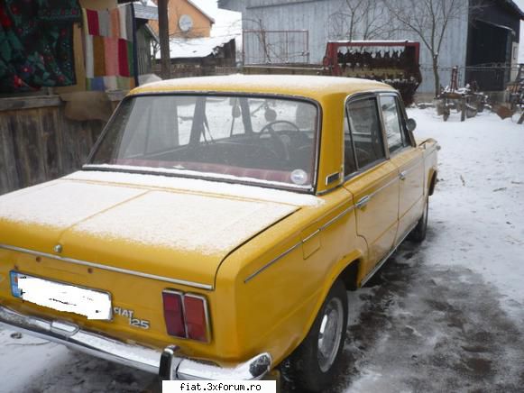 Fiat 125 vs Fiat 125S - Exista o alta forma si pozitionare a ornamentului - Masina mea