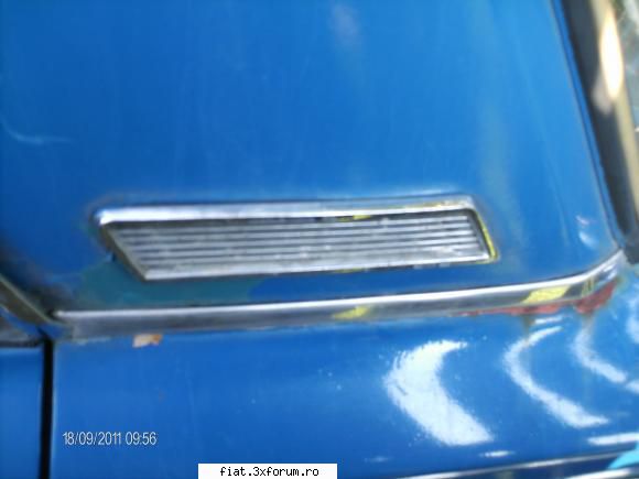 Fiat 125 vs Fiat 125S - La 125 grila de la stalpul spate are dimesiuni - Masina mea