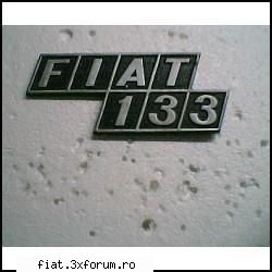 Fiat 133L - nu-i asa k emblema seaman cu cea de Fiat 500? - Bursa