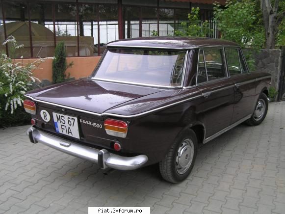 fiat 1500 1967 sus vila franka pentru admira orasul