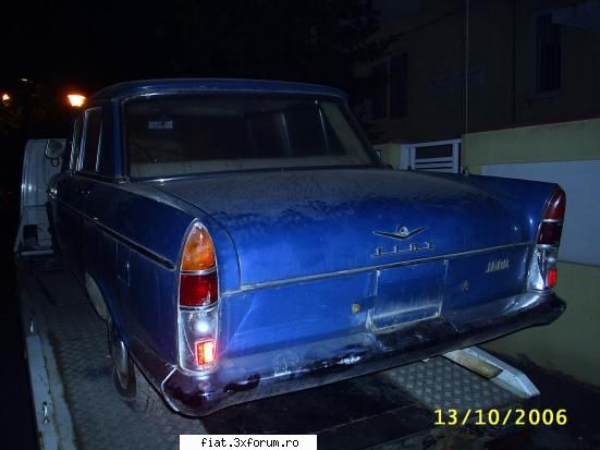 Fiat 1800B/1964 - In W/e l-am adus in Bucuresti =D - Club Fiat 1800