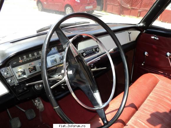 Fiat 1800B 1967 - si interiorul deocamdata masina nu e spalata. Are - Club Fiat 1800