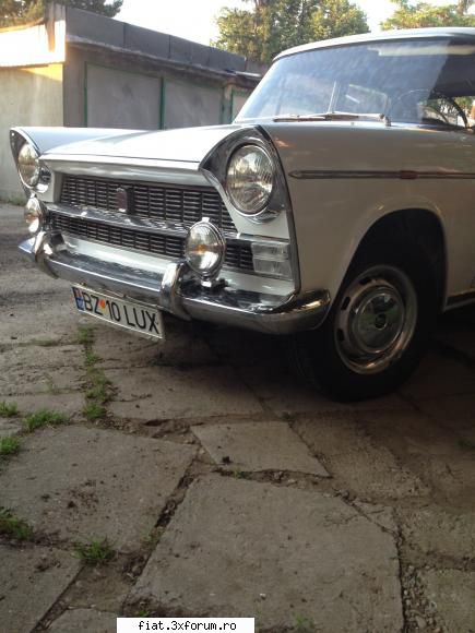 Fiat 1800B 1967 - am montat si 4 cauciucuri noi 175 80 R 14, marca - Club Fiat 1800