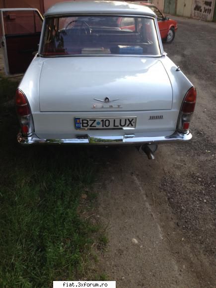 Fiat 1800B 1967 - o poza cu spatele - Club Fiat 1800